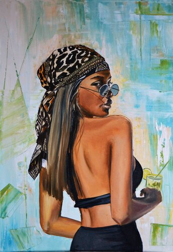 Mojito by Valeria Radzievska, Painting for Sale on Select