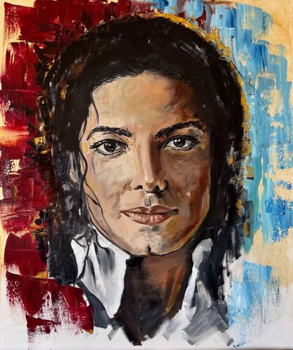 Man in the Mirror by Valeria Radzievska, Painting for Sale on Select