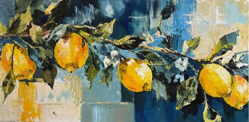 Lemon Branch von Valeria Radzievska, Malerei kaufen auf Select
