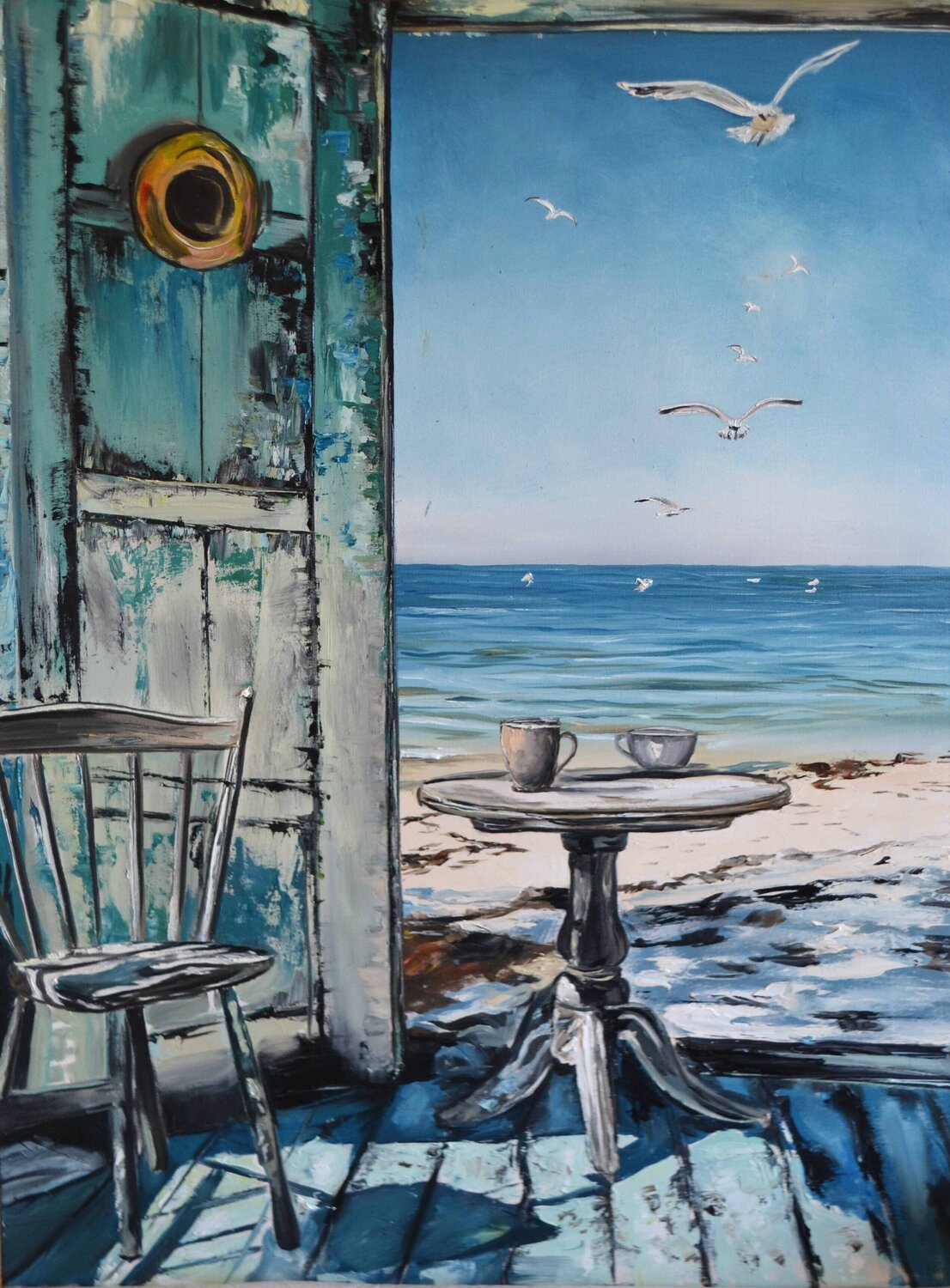 Place where Thoughts are Heard Valeria Radzievska Original painting for sale