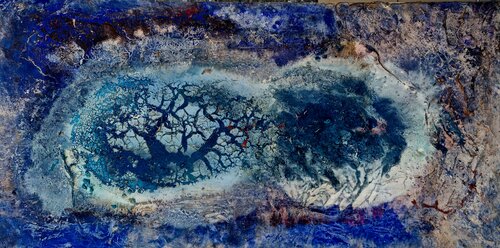 RECO Infinity Blue by Ted Barr, Painting for Sale on Select