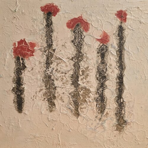 SuperNova Anemone Pink by Ted Barr, Painting for Sale on Select