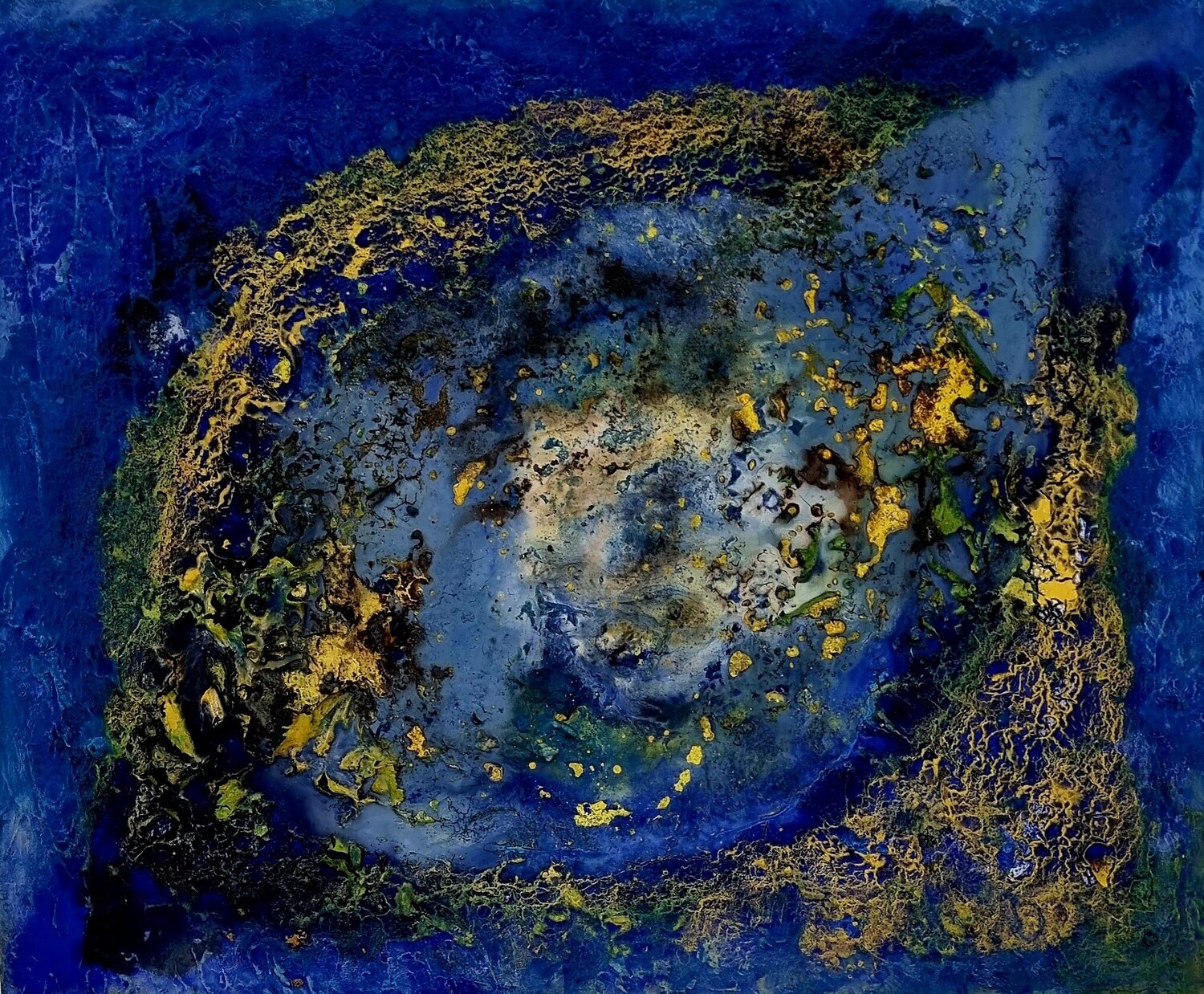 DS Galaxy Blue 1 Ted Barr Original painting for sale