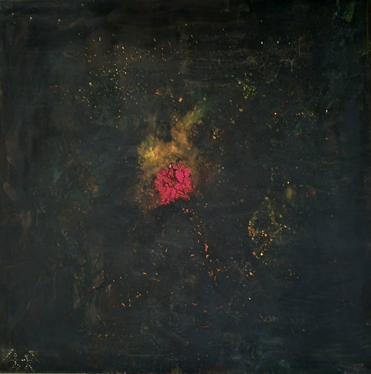 Trifid Nebula Ted Barr Original painting for sale