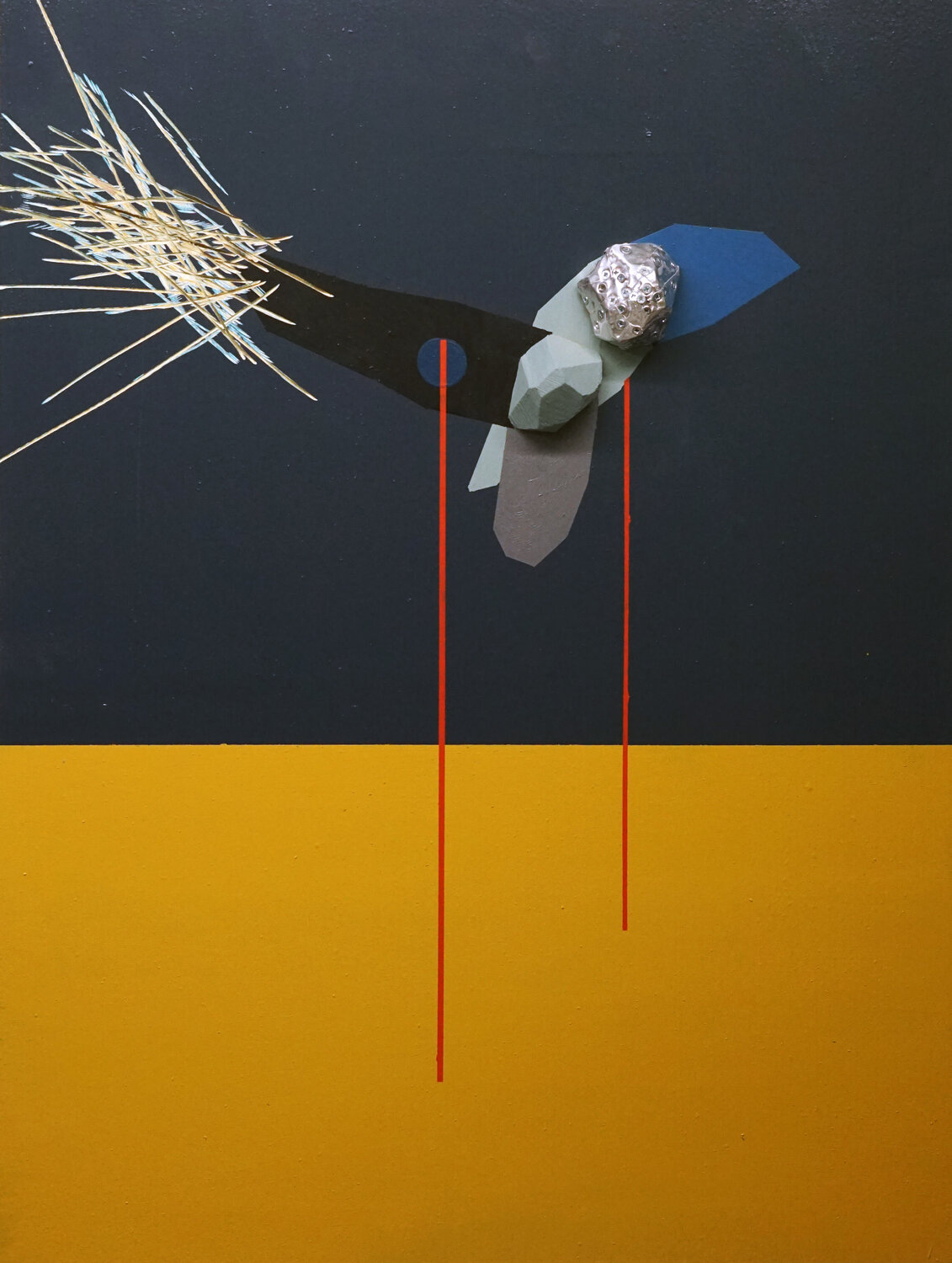 In the shadow of Jung n°9 Lele De bonis Original painting for sale