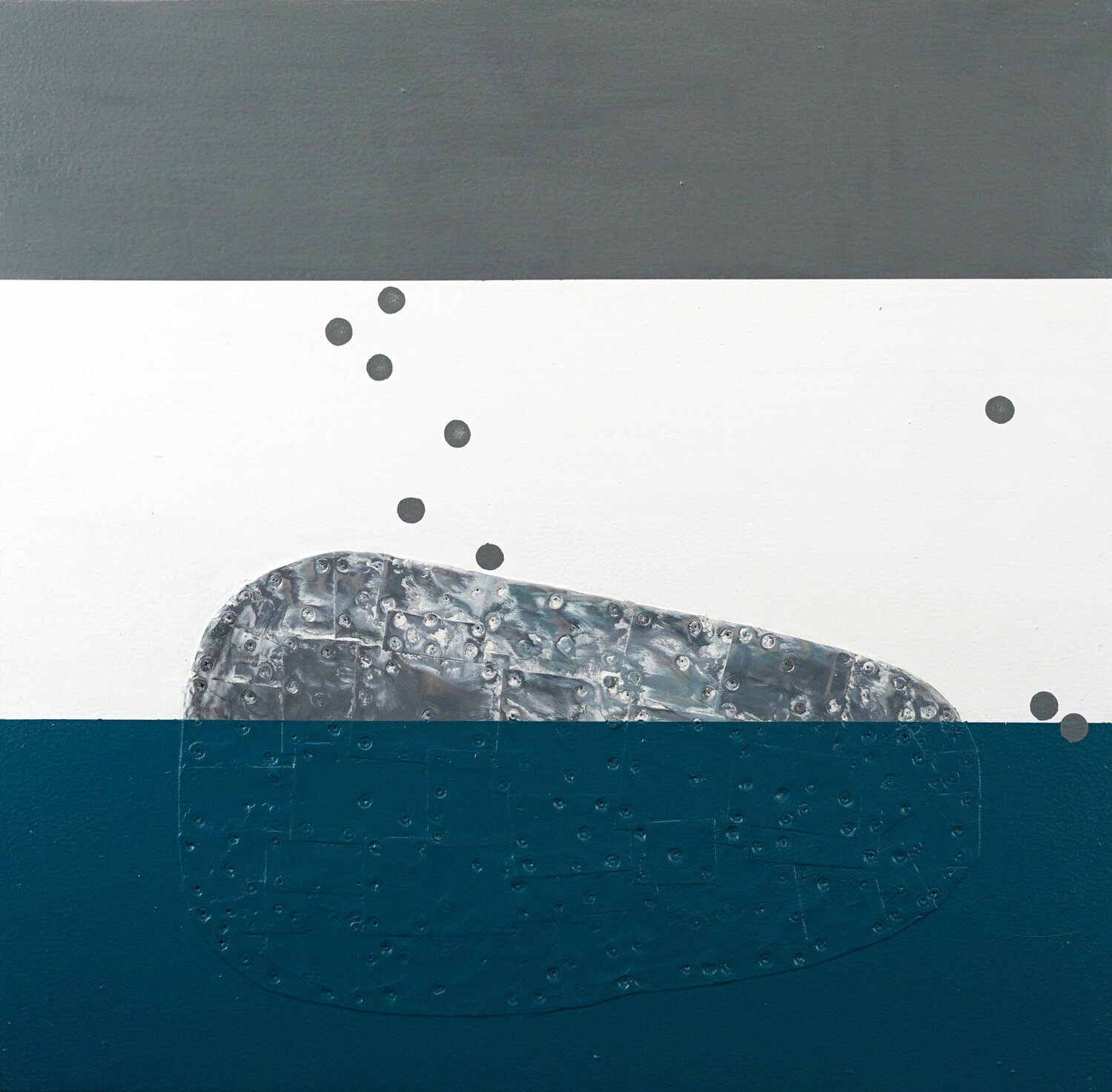 ANTARCTIC SNOWFALL Lele De bonis Original painting for sale