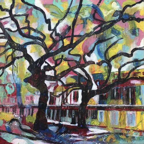 "Esplanade" by Barbara Piatti, Painting for Sale on Select