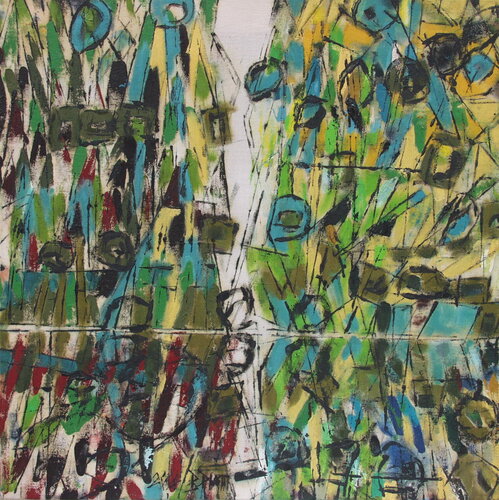 "Double-Wall" by Barbara Piatti, Painting for Sale on Select