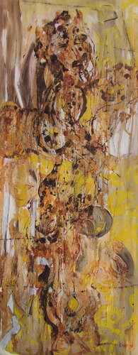 "Repos du guerrier" by Barbara Piatti, Painting for Sale on Select