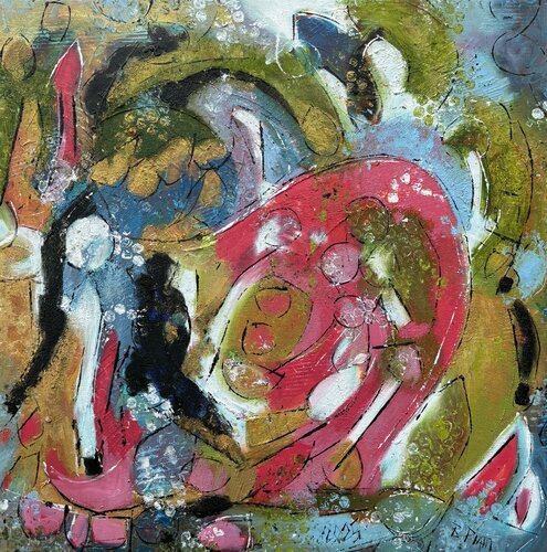 "Tenderness & Turbulence" by Barbara Piatti, Painting for Sale on Select