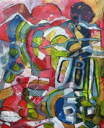 "Le souffle des collines" by Barbara Piatti, Painting for Sale on Select