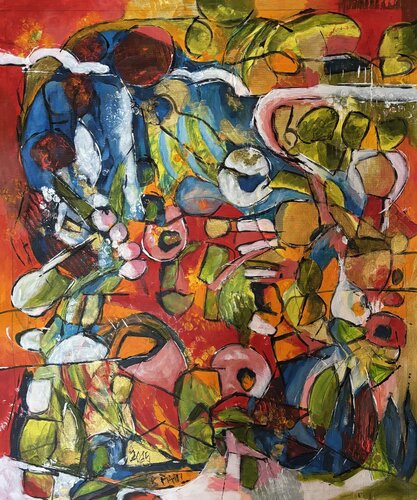 "Horizon solaire"" by Barbara Piatti, Painting for Sale on Select