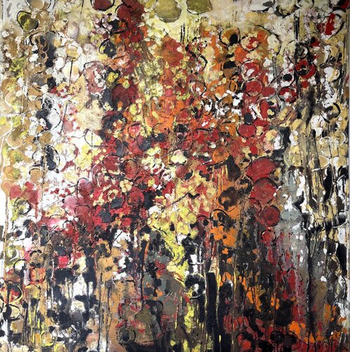 "Bunch of Human" by Barbara Piatti, Painting for Sale on Select