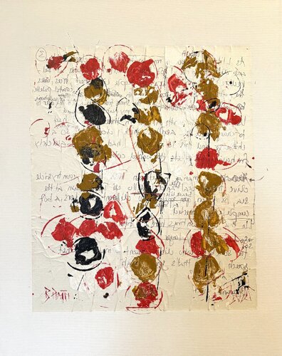 "Palimpseste de Tusa" III by Barbara Piatti, Painting for Sale on Select