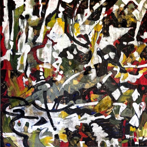 "Storm on the Walls" von Barbara Piatti, Malerei kaufen auf Select