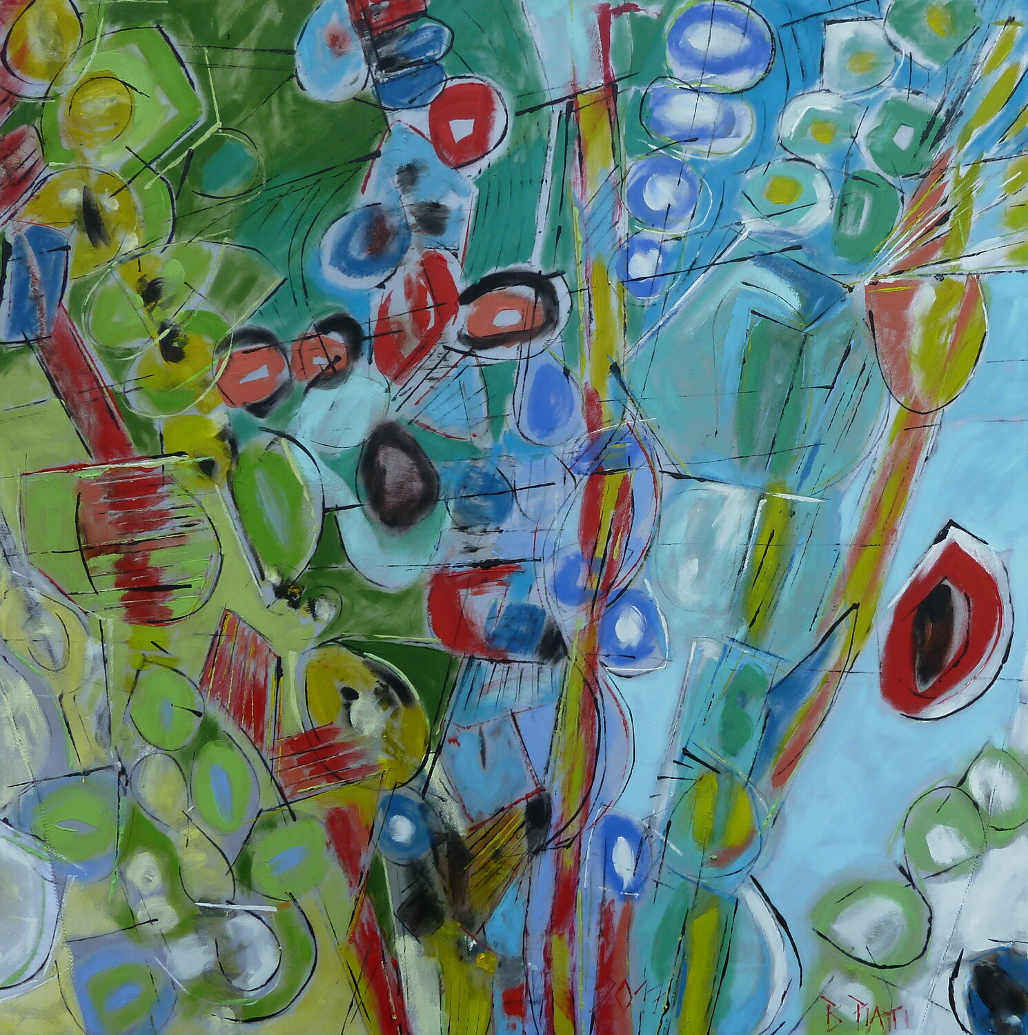 "Le Jour" Barbara Piatti Original painting for sale