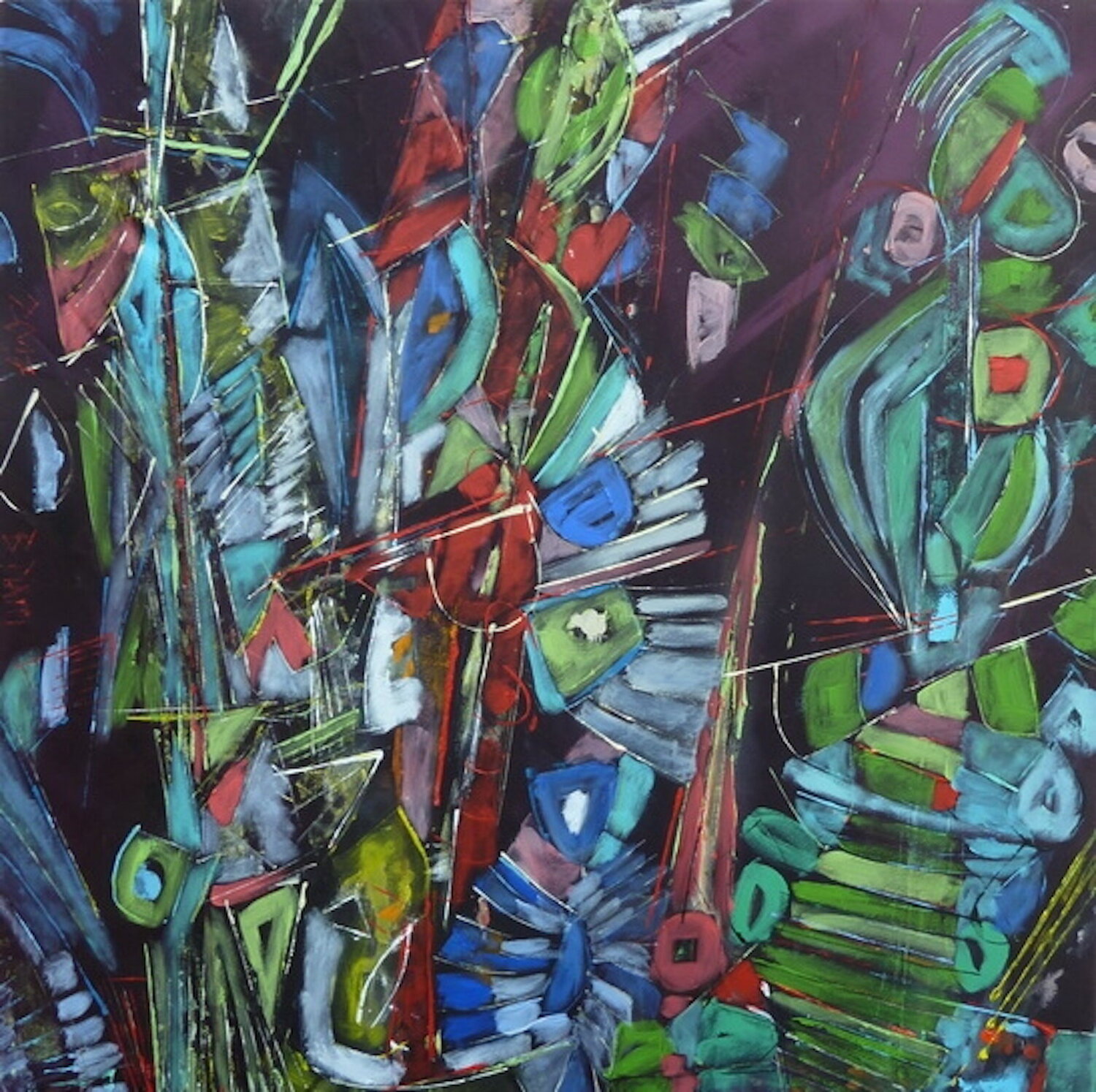 "....et la Nuit" Barbara Piatti Original painting for sale