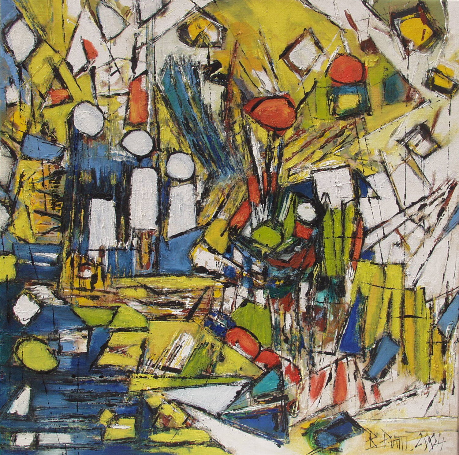 "Vide-Ordures" Barbara Piatti Original painting for sale