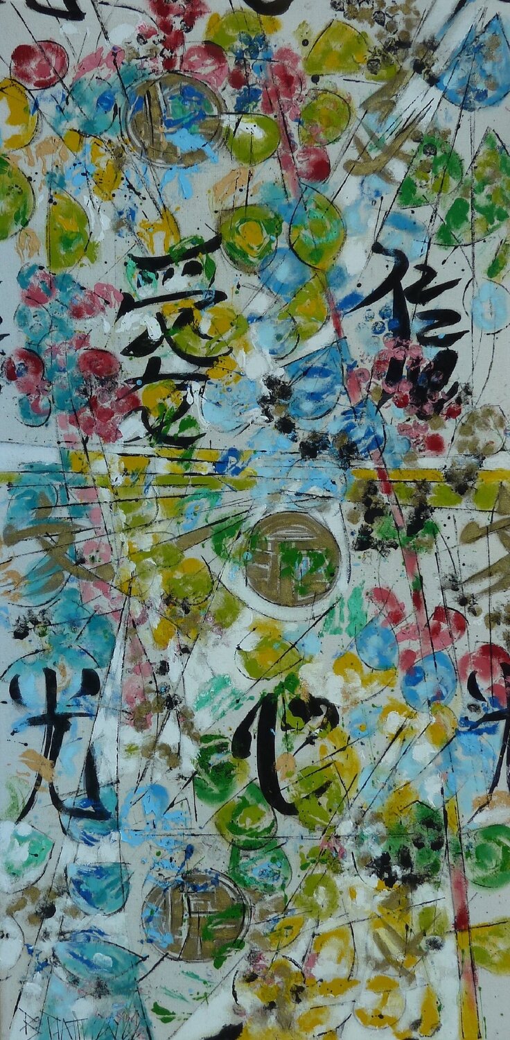 "Fouillis" I Barbara Piatti Original painting for sale