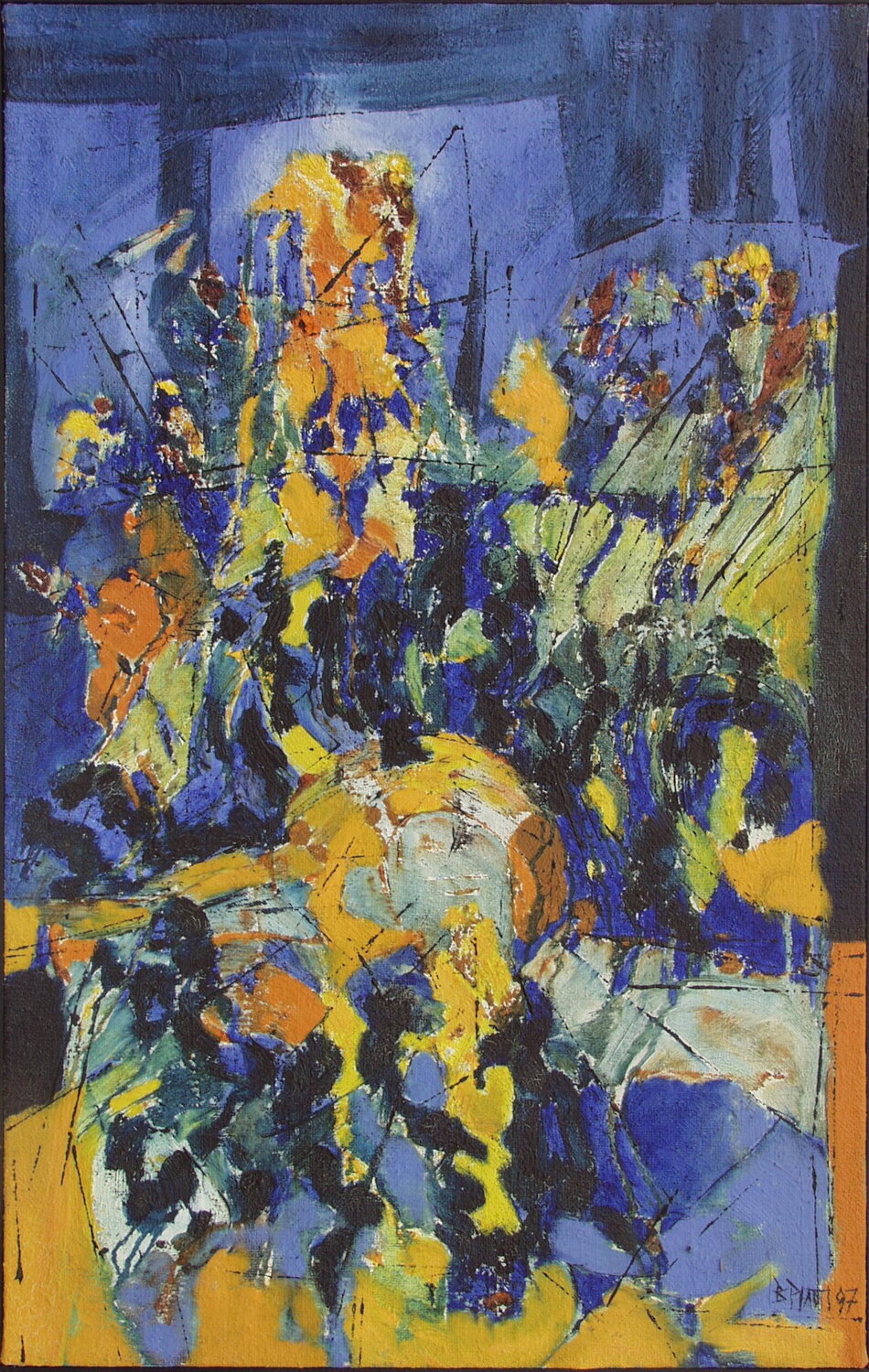 "Ciel promis" Barbara Piatti Original painting for sale