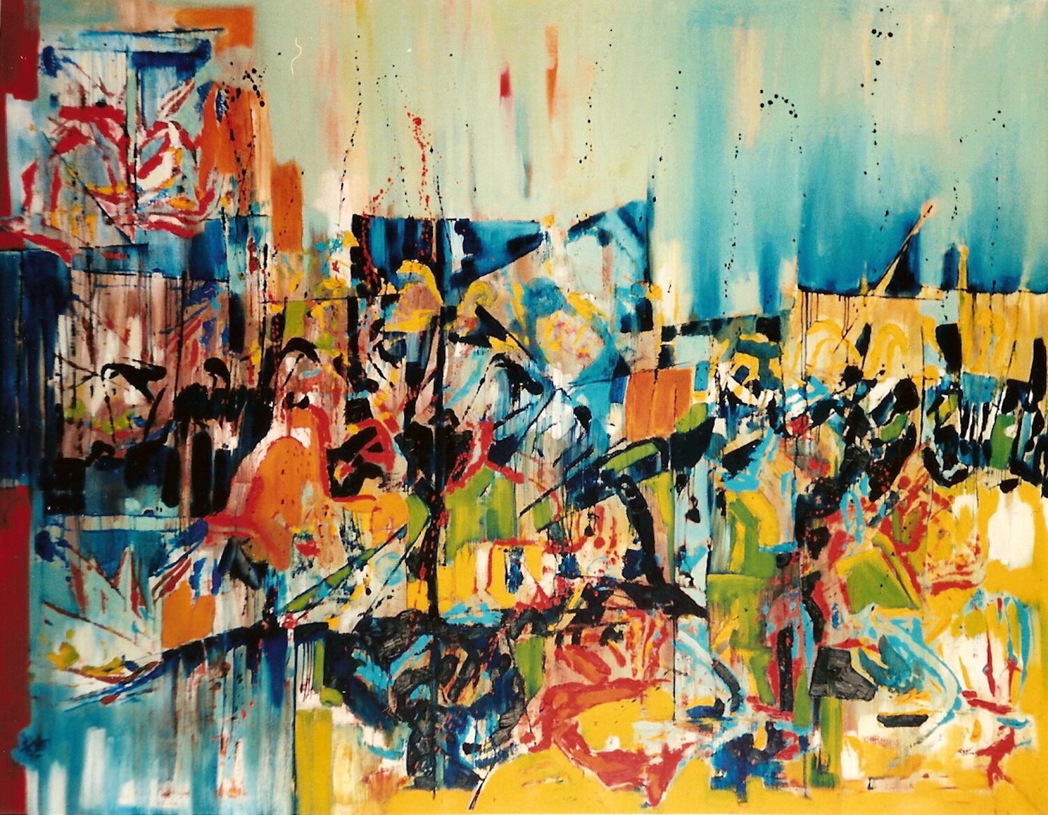 "Terre Promise" Barbara Piatti Original painting for sale