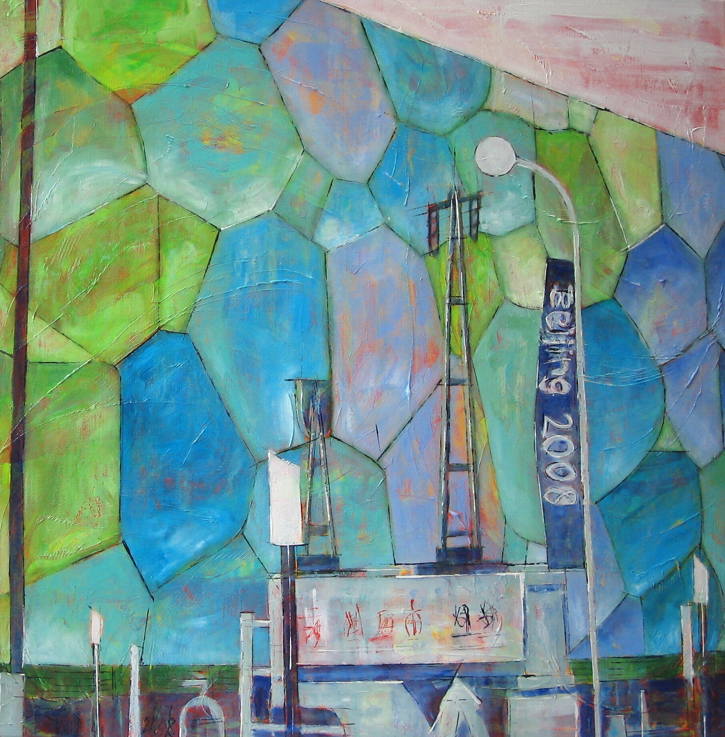 "Darts forbidden" Barbara Piatti Original painting for sale