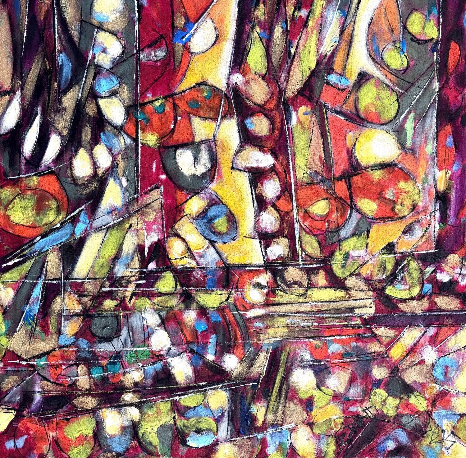 "Luminous Chaos" Barbara Piatti Original painting for sale
