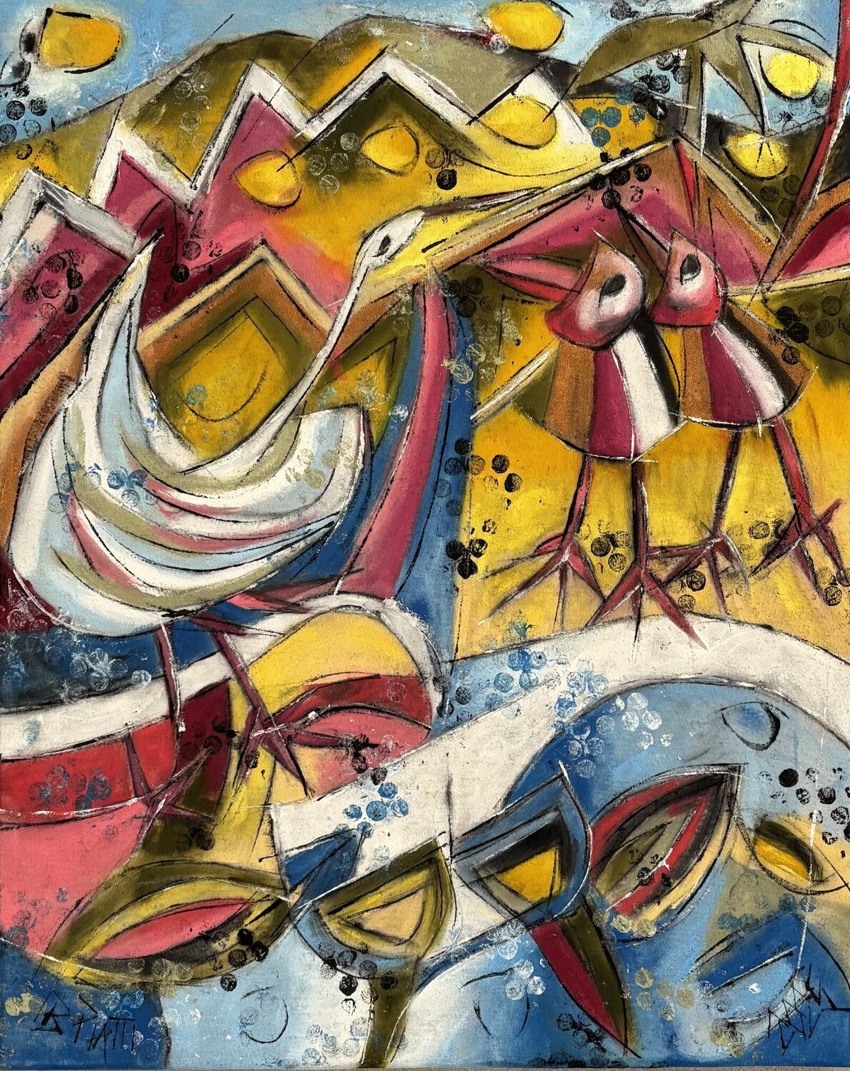 "The Island voice" Barbara Piatti Original painting for sale