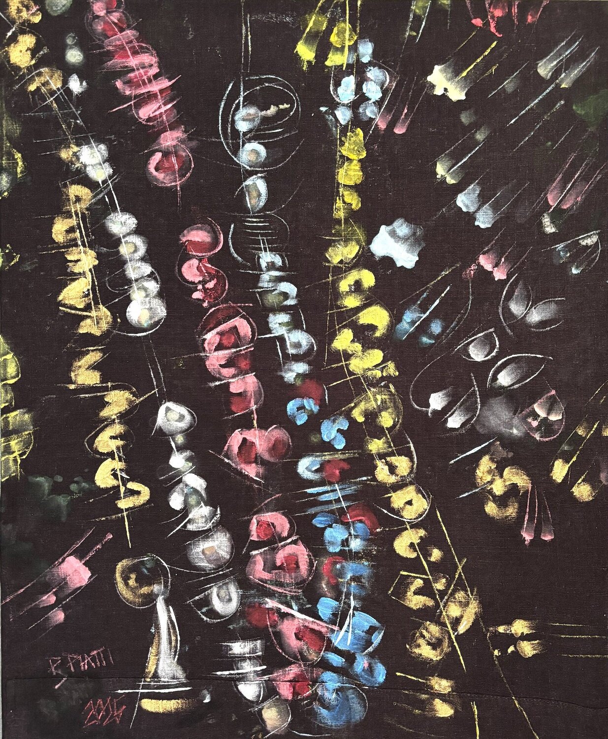 "Rhythmes de l'absence (M'en fous)" Barbara Piatti Original painting for sale