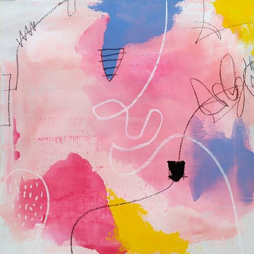 Oh Happy Day III. by aliz polgar, Painting for Sale on Select