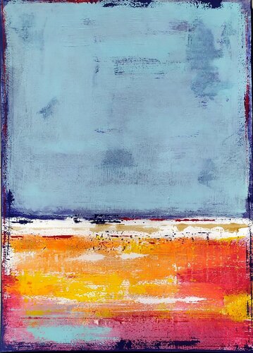 The hot beach by aliz polgar, Painting for Sale on Select