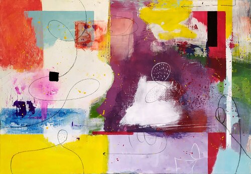 Infinity Happynes by aliz polgar, Painting for Sale on Select
