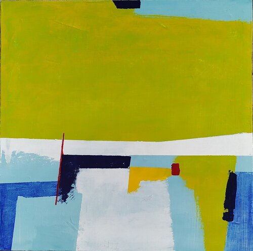 White horisonte II. by aliz polgar, Painting for Sale on Select