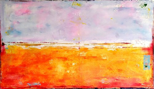 Flower field by aliz polgar, Painting for Sale on Select
