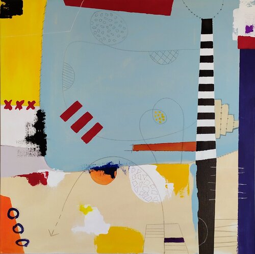 Joyful day by aliz polgar, Painting for Sale on Select