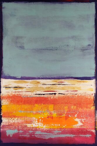 A summer morning by aliz polgar, Painting for Sale on Select