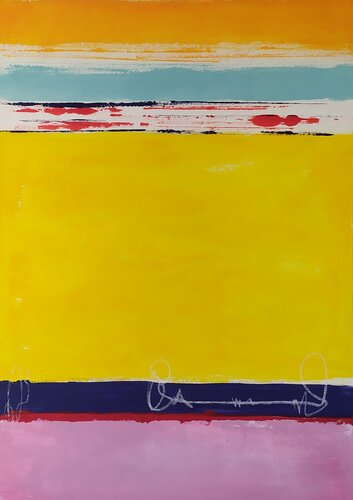 Yellow dream by aliz polgar, Painting for Sale on Select
