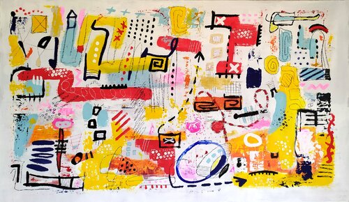 Keep Happy by aliz polgar, Painting for Sale on Select