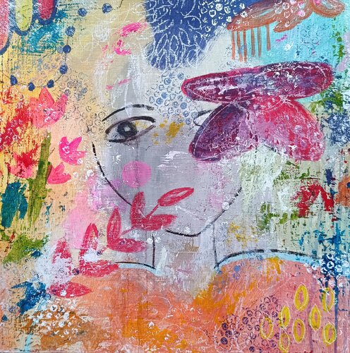 Romantic girl by aliz polgar, Painting for Sale on Select