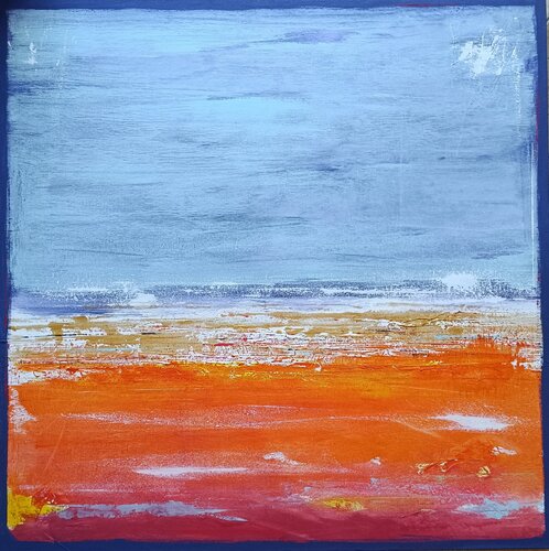 Mediterranean coast by aliz polgar, Painting for Sale on Select