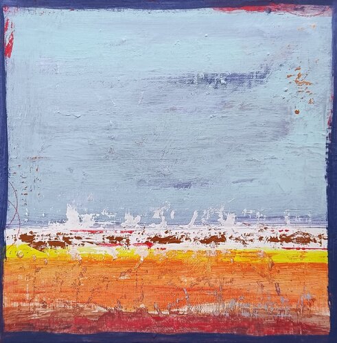 Last summer sky on Malibu by aliz polgar, Painting for Sale on Select