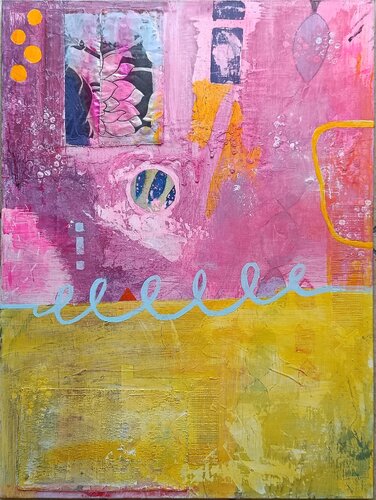 Happy contrast by aliz polgar, Painting for Sale on Select