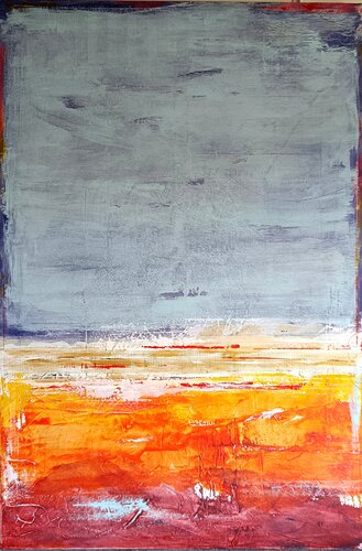 Copacabana beach by aliz polgar, Painting for Sale on Select