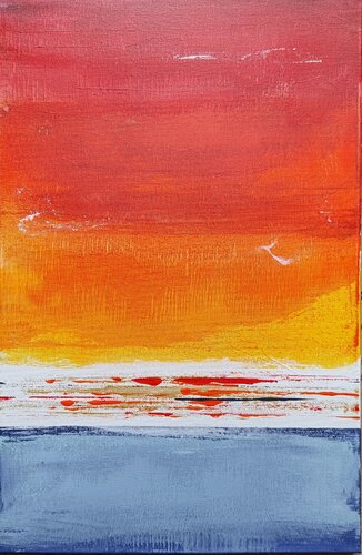 Glowing sky III. von aliz polgar, Malerei kaufen auf Select