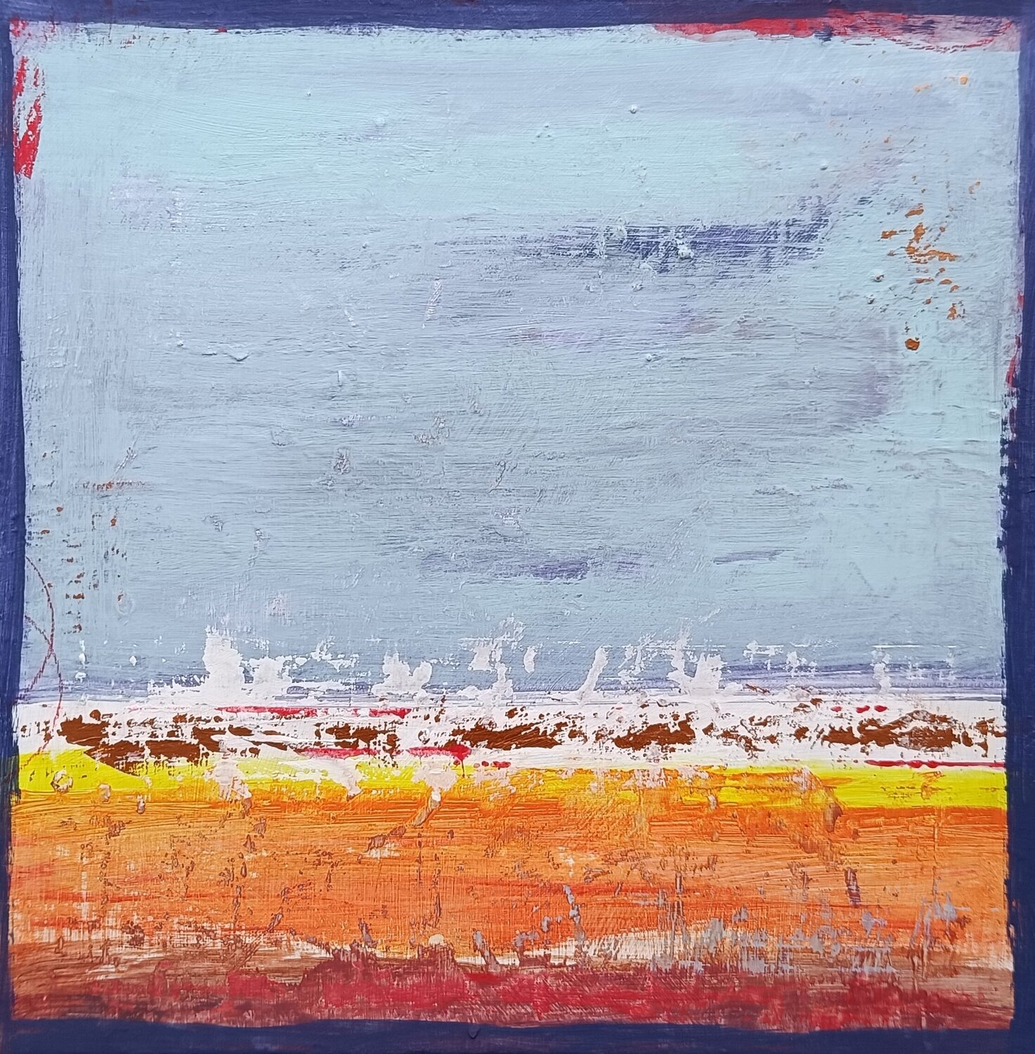 Last summer sky on Malibu aliz polgar Original painting for sale