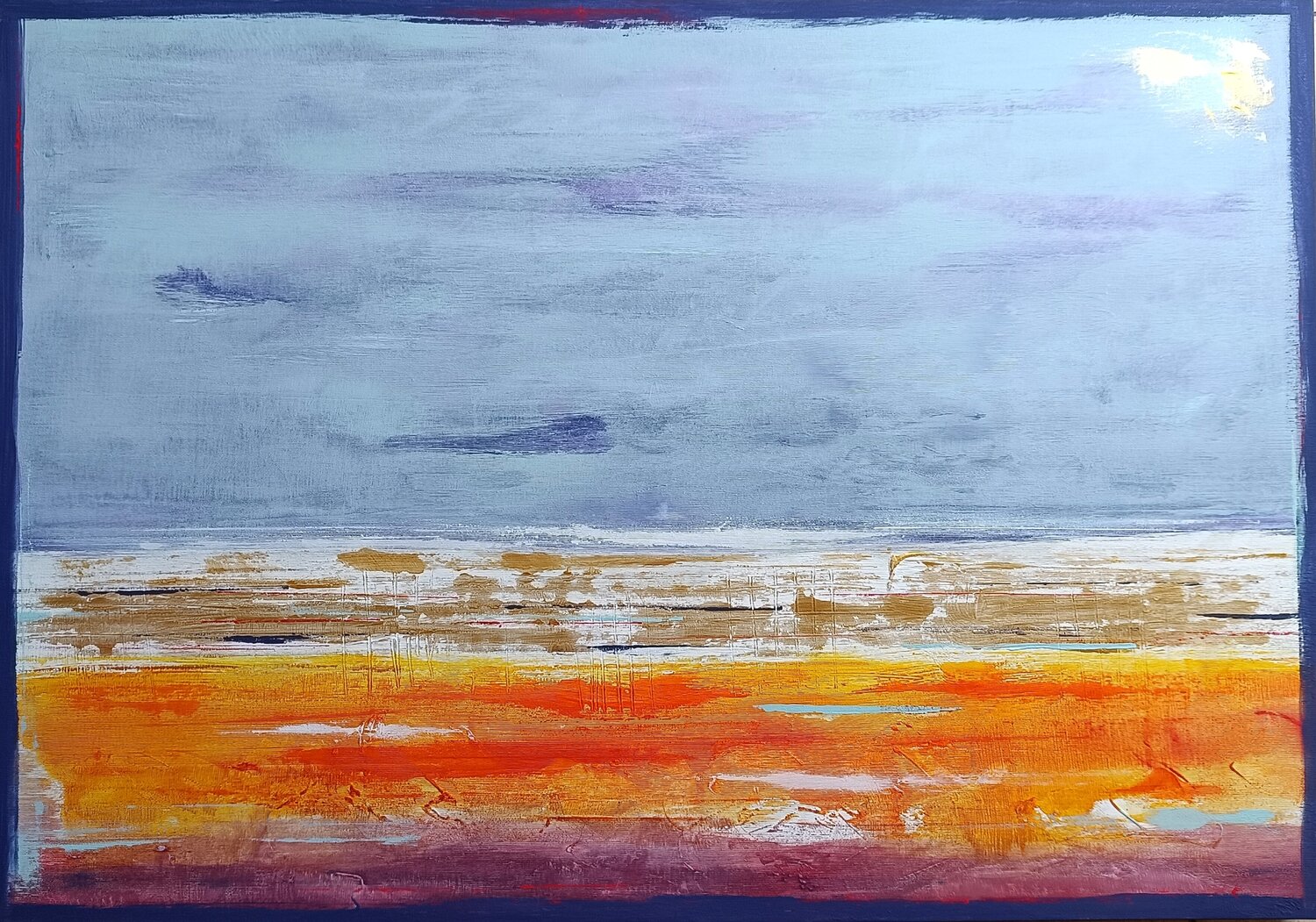 Coast of Mykonos aliz polgar Original painting for sale