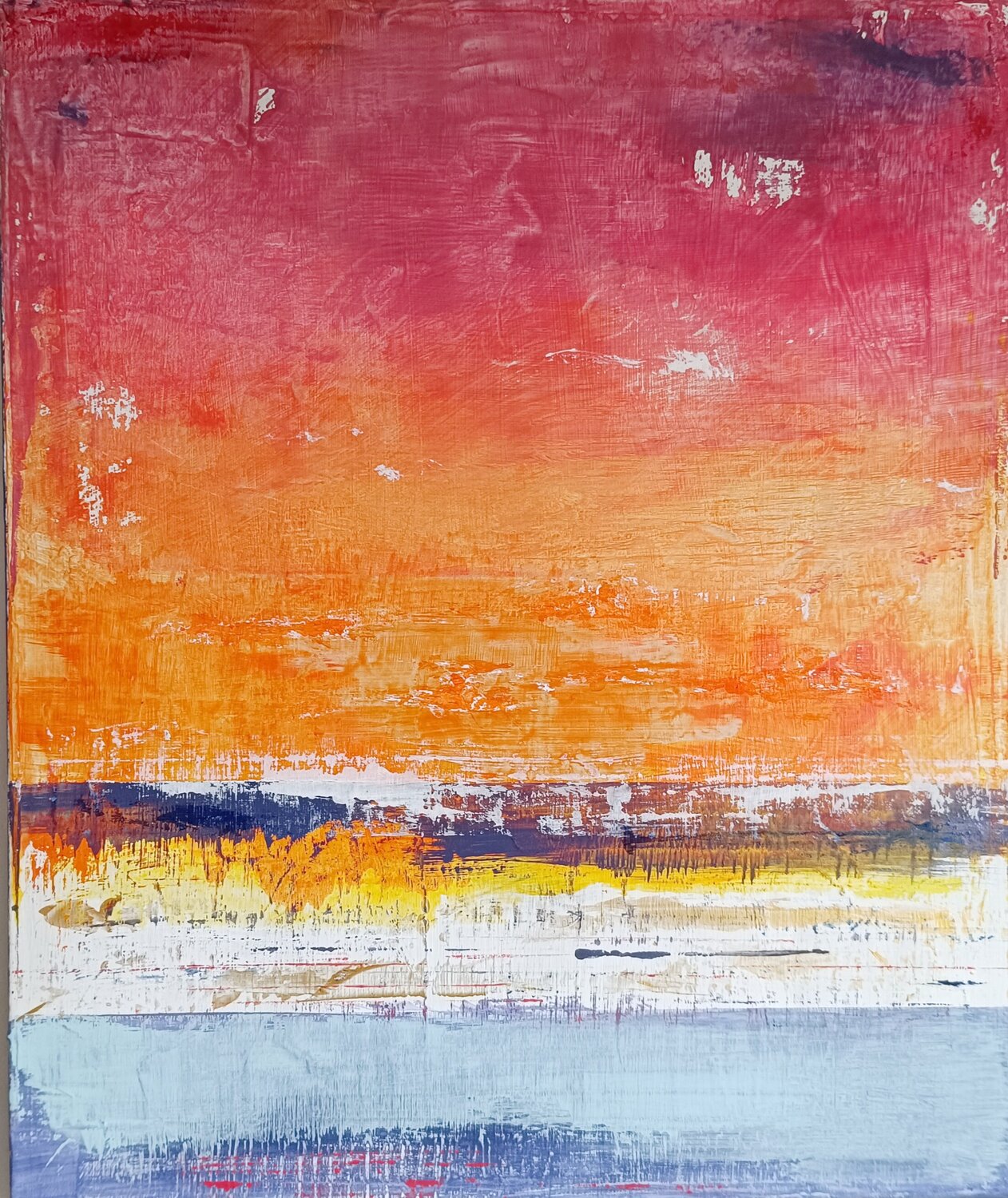 Glowing Sky II. aliz polgar Original painting for sale