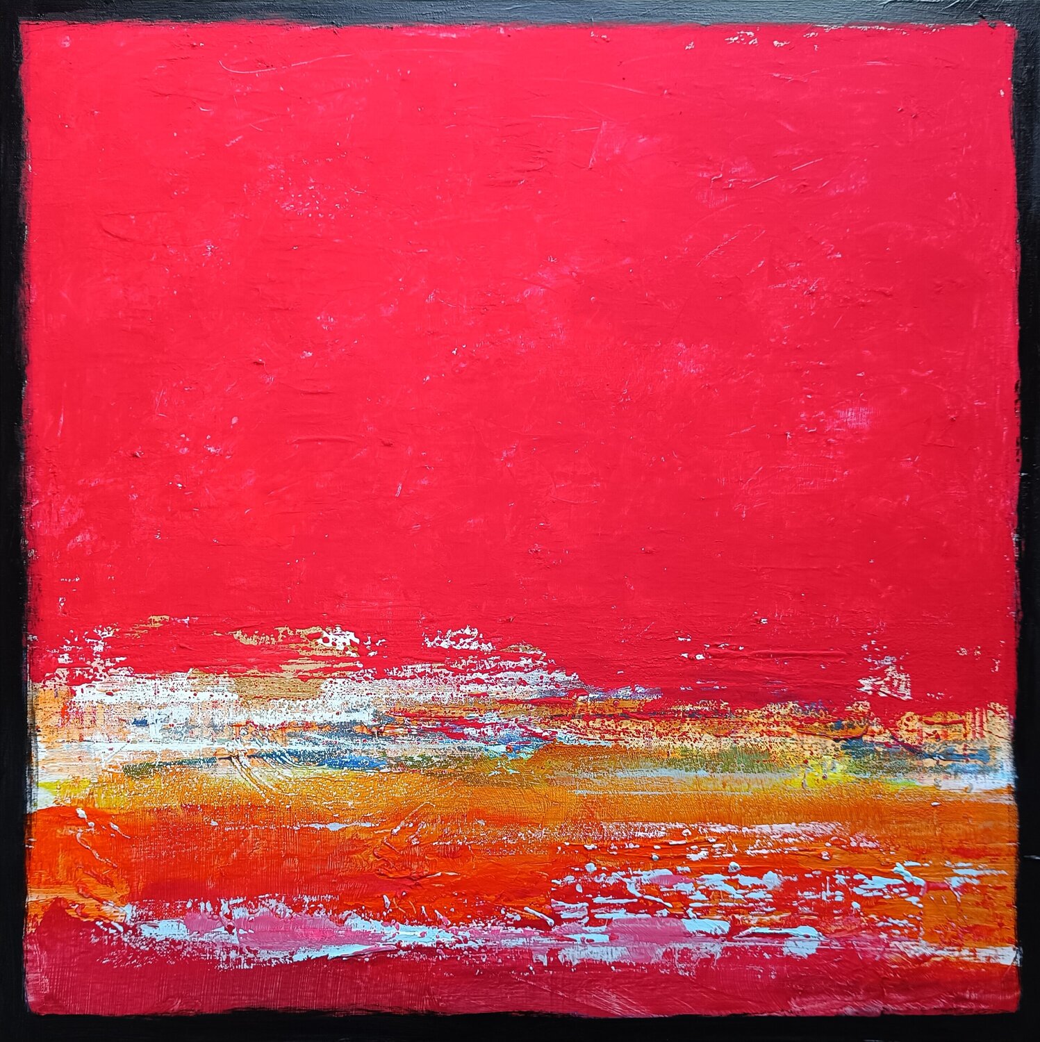 Fire in my heart aliz polgar Original painting for sale