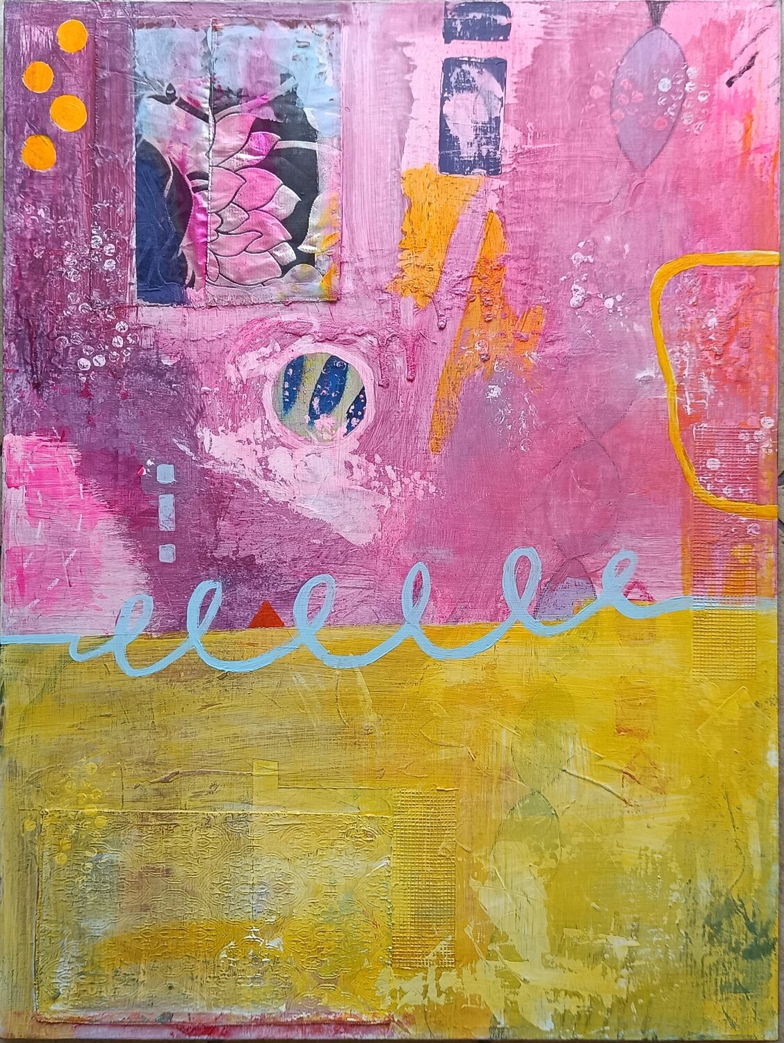 Happy contrast aliz polgar Original painting for sale
