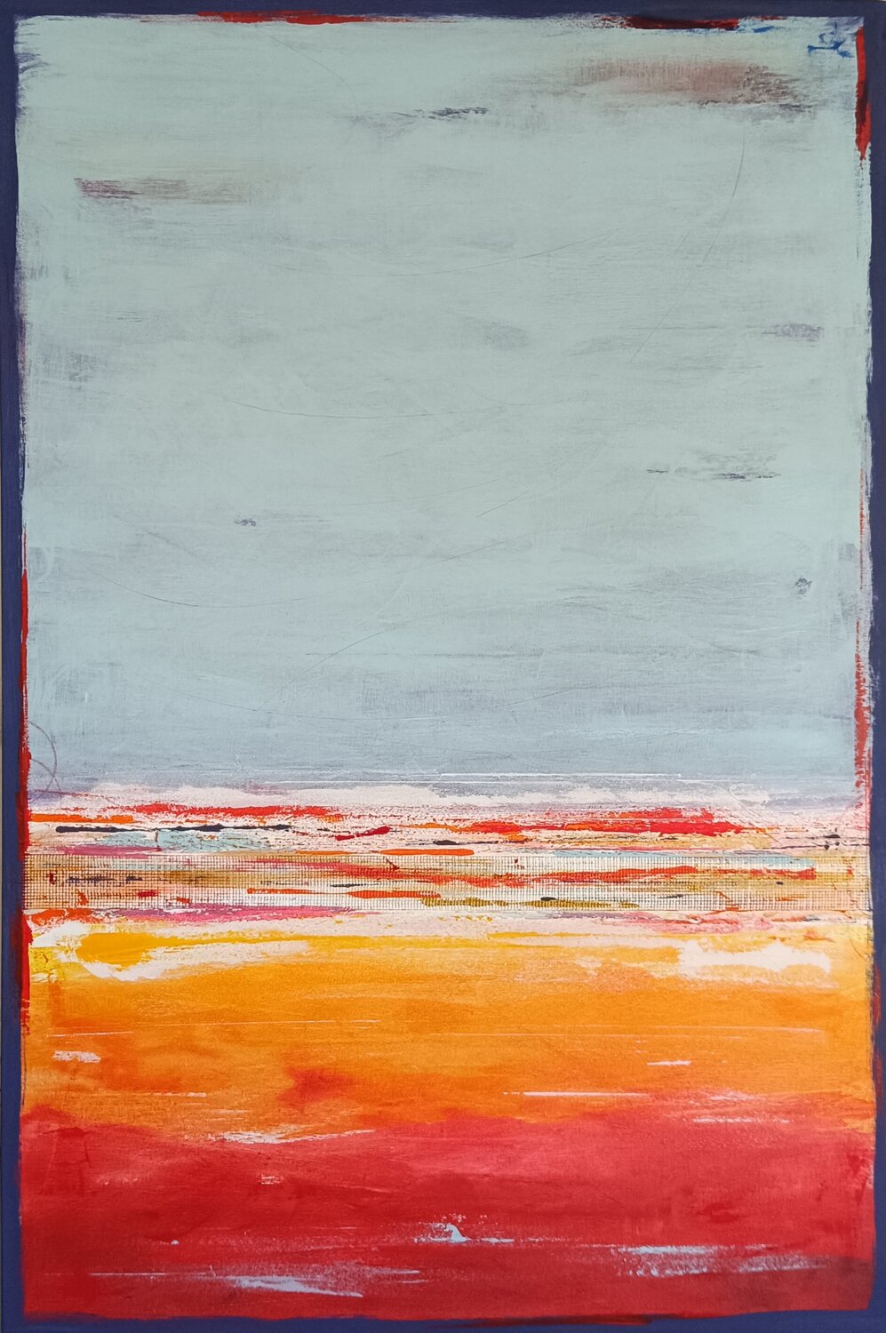 Coast of San Tropez aliz polgar Original painting for sale